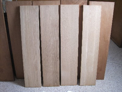 White oak risers